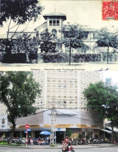 Saigon in the colonial period, and today.